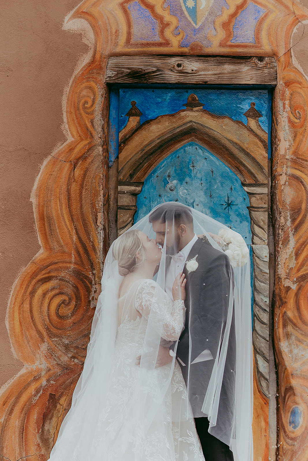 Annika + Shreeman; Loretto Chapel + Inn at the Loretto – Santa Fe, NM Wedding Florist