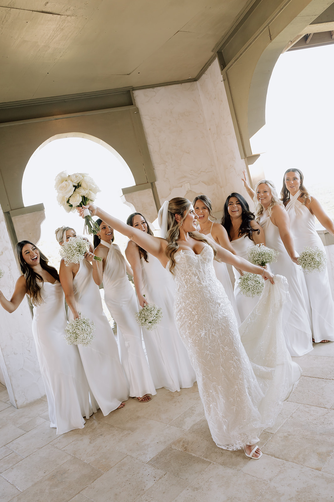 Julia + Sennai; Villa Antonia – Jonestown, TX Wedding Florist